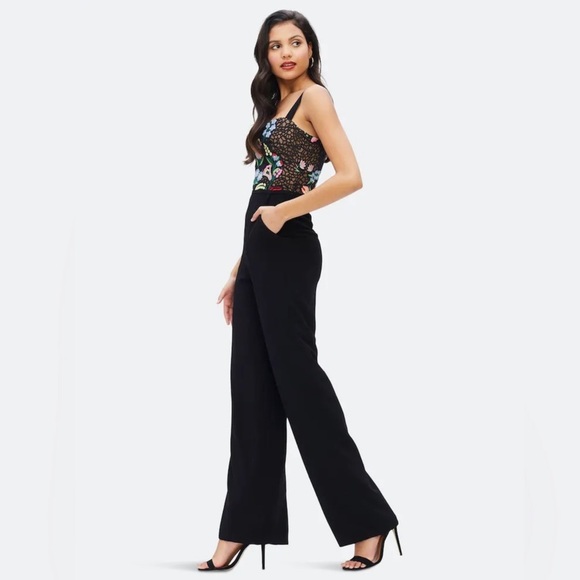 open lace back dress Petite Wide Leg Bandeau Rory Jumpsuit main image 1